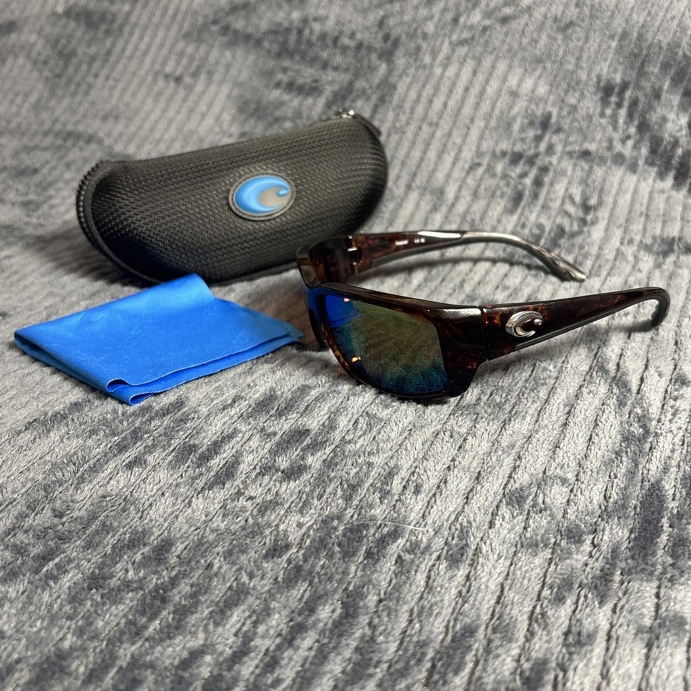 Costa Del Mar Fantail Tortoise / Green Mirror 580G POLARIZED 59 mm Sunglasses